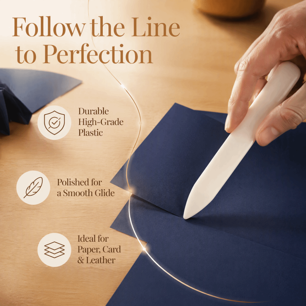Bone Folder Tool - 5 pièces, outil de pliage en