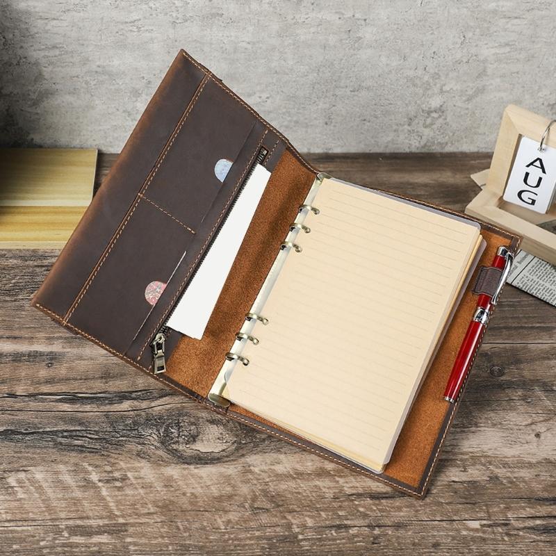 Journal en pour l'école, le tr - Leather Work Diary Covers avis et prix