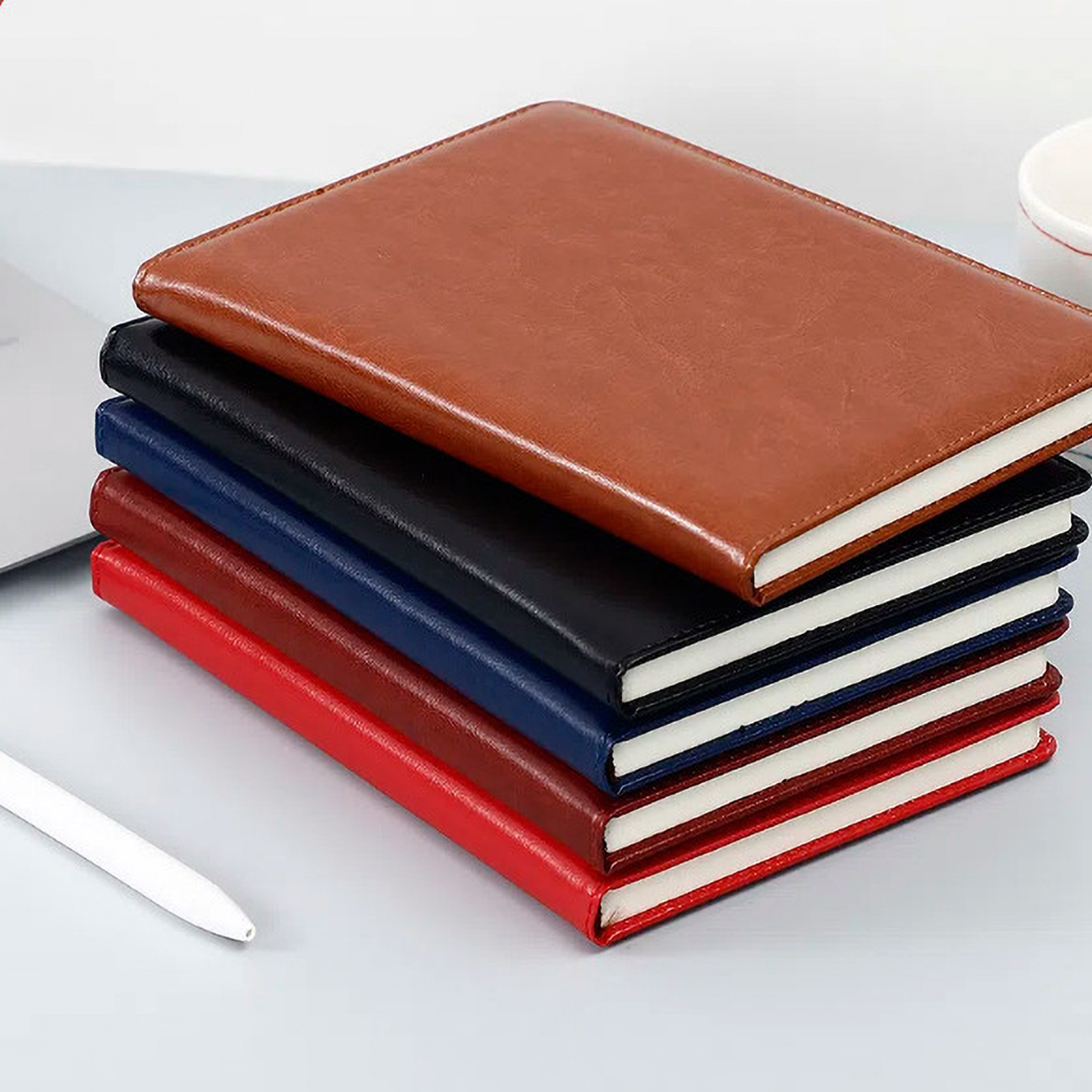 Carnet en cuir PU floral avec  - Leather Work Diary Covers avis et prix