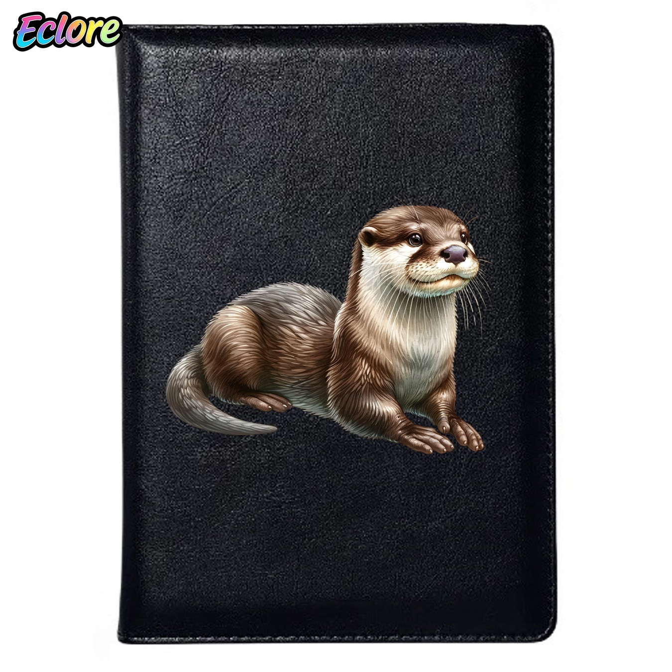 Carnet en cuir PU motif loutre - Leather Work Diary Covers avis et prix