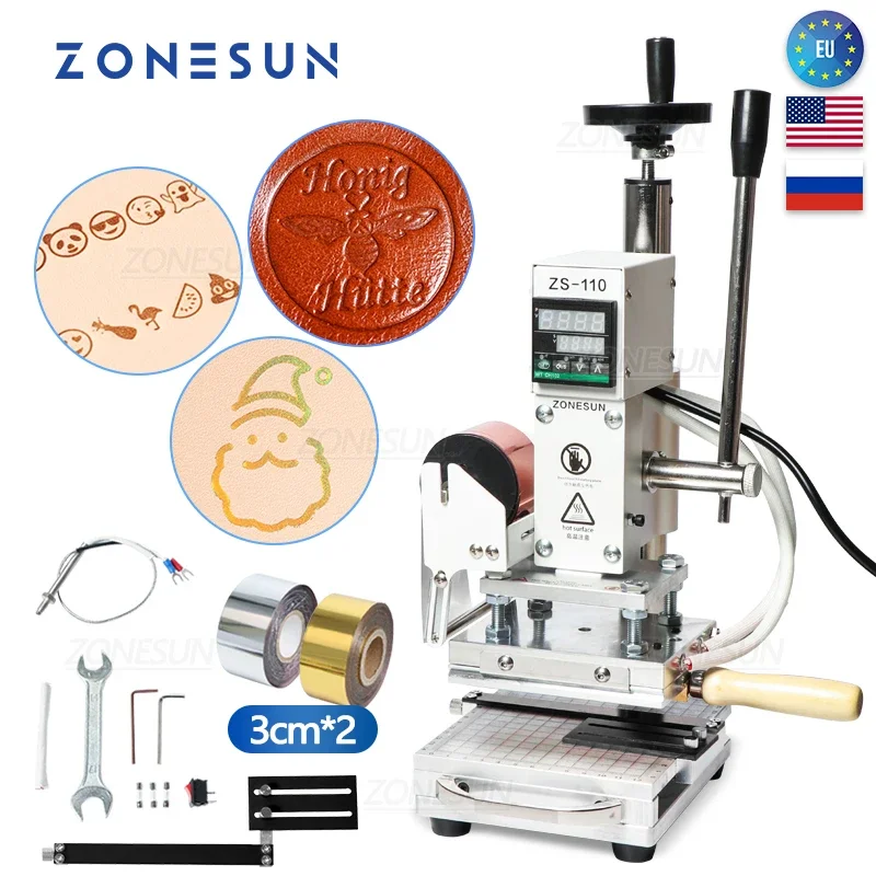 ZONESUN ZS110 feuille chaude e - Leatherwork Hand Press avis et prix