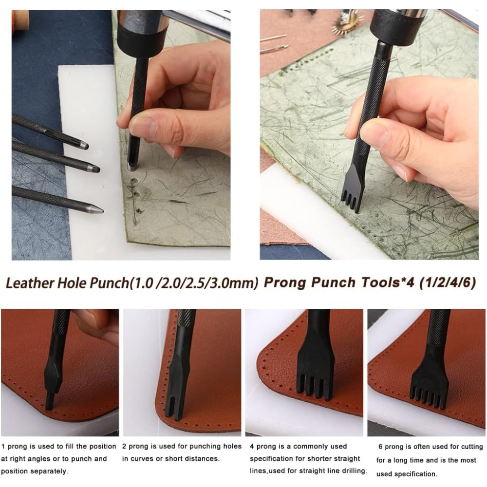 Kit d'outils de travail du cui - Groover Stitching Tool avis et prix